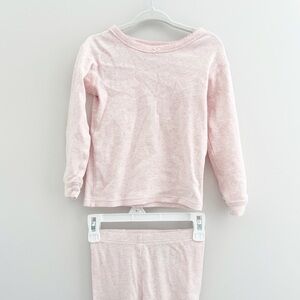 GAP Kids Heather Pink Organic Pajama Set
